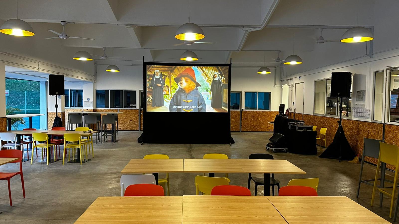 Projector front view